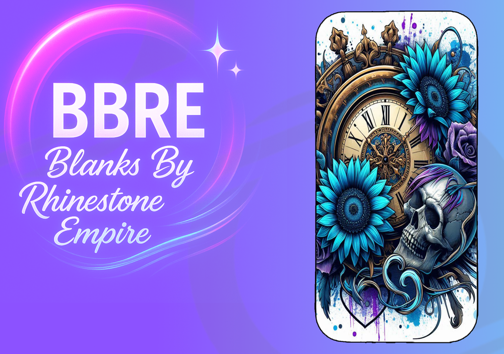 Skull Sublimation Phone Wrap
