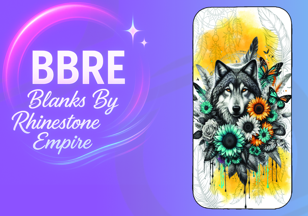 Wolf Sublimation Phone Wrap