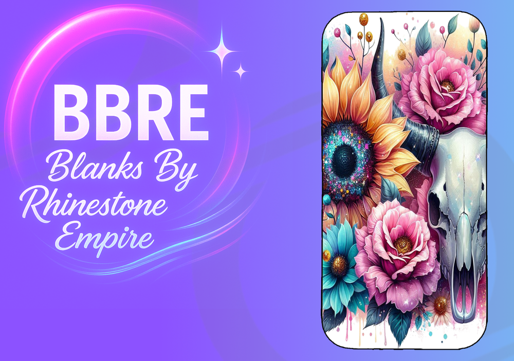 Floral Sublimation Phone Wrap
