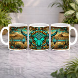 Turquoise Bull Mockup Product Photo