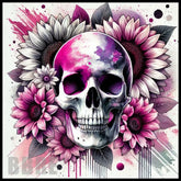 Floral Skull 28 15 OZ Straight Wrap