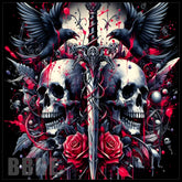 Gothic Skull 15 OZ Straight Wrap