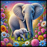 Elephant Family 15 OZ Straight Wrap