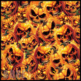 Pumpkin Skull 15 OZ Straight Wrap
