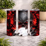 Crimson Skull 15 OZ Straight Wrap