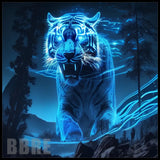 Blue Tiger 15 OZ Straight Wrap