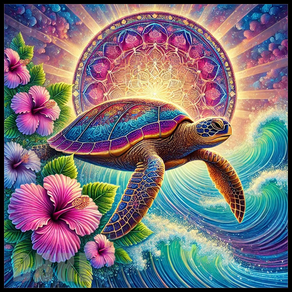 Turtle Mandala 15 OZ Straight Wrap