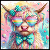 Rainbow Cow 15 OZ Straight Wrap