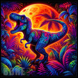 Colorful T-rex 15 OZ Straight Wrap