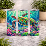 Colorful Turtle 3 15 OZ Straight Wrap