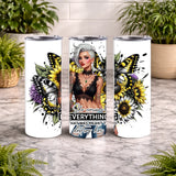 Bold Butterfly 15 OZ Straight Wrap