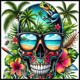 Tropical Skull 15 OZ Straight Wrap