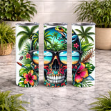 Tropical Skull 15 OZ Straight Wrap