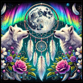 Dreamcatcher Wolves 15 OZ Straight Wrap