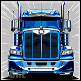 Blue Truck 15 OZ Straight Wrap