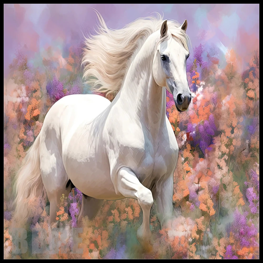 Majestic White Horse 15 OZ Straight Wrap