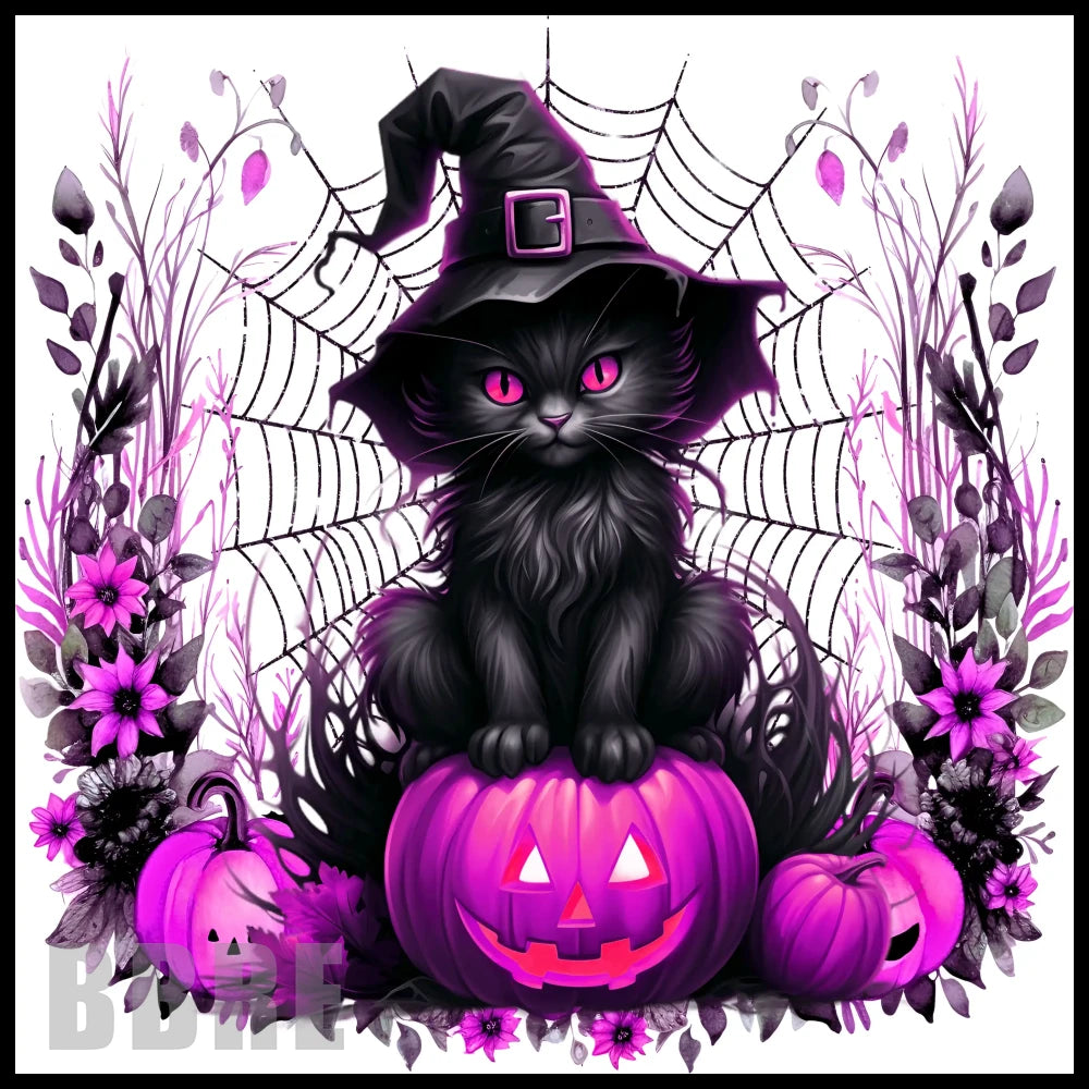 Halloween Cat 15 OZ Straight Wrap
