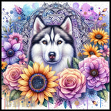 Floral Husky 15 OZ Straight Wrap