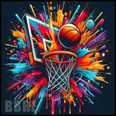 Basketball Splash 15 OZ Straight Wrap