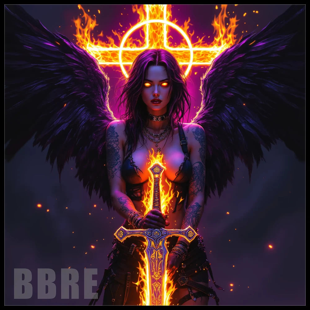 Fiery Angel 15 OZ Straight Wrap