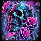 Vibrant Skull 3 15 OZ Straight Wrap