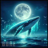 Whale Moon 15 OZ Straight Wrap