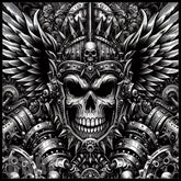 Skull Warrior 15 OZ Straight Wrap