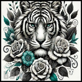 Tiger Roses 15 OZ Straight Wrap