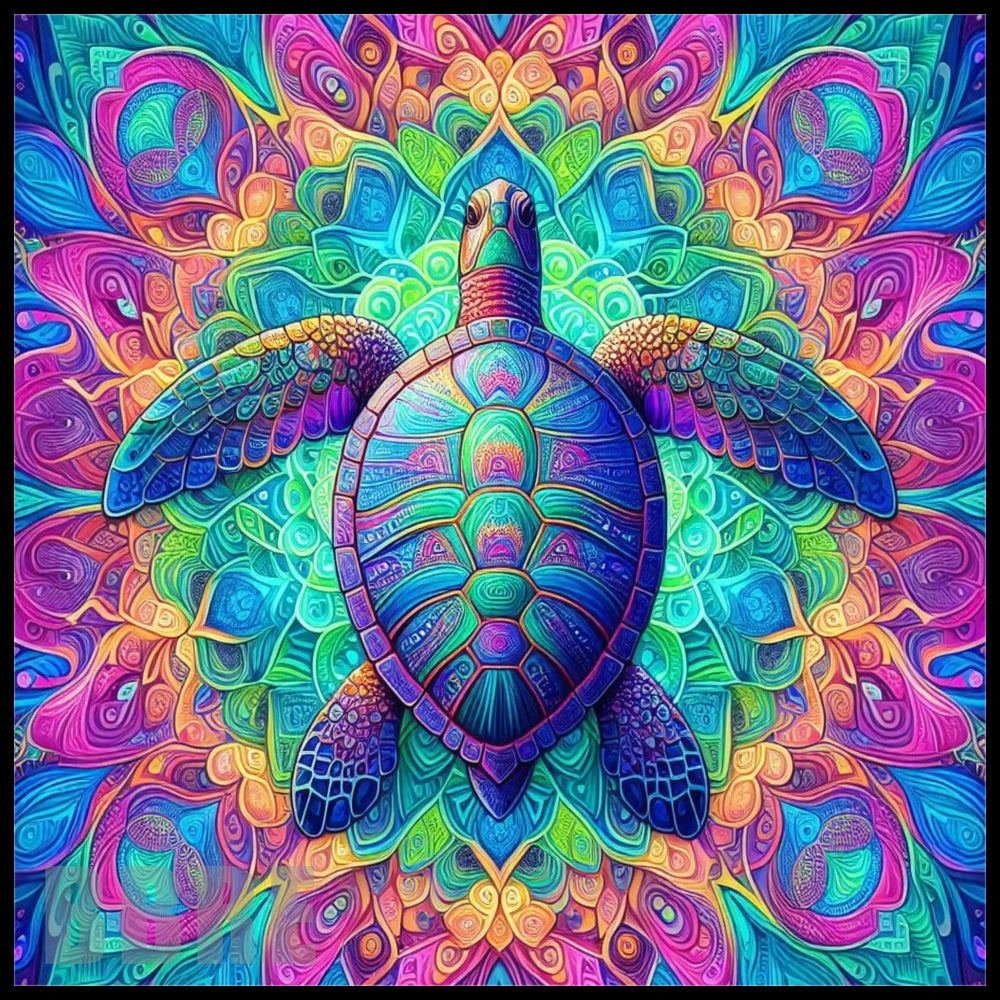 Colorful Turtle 7 15 OZ Straight Wrap