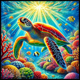 Colorful Turtle 8 15 OZ Straight Wrap
