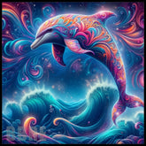 Colorful Dolphin 3 15 OZ Straight Wrap