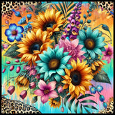 Floral Burst 15 OZ Straight Wrap