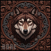 Wolf Emblem 15 OZ Straight Wrap