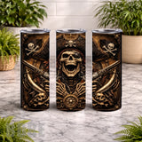 Pirate Skull 15 OZ Straight Wrap