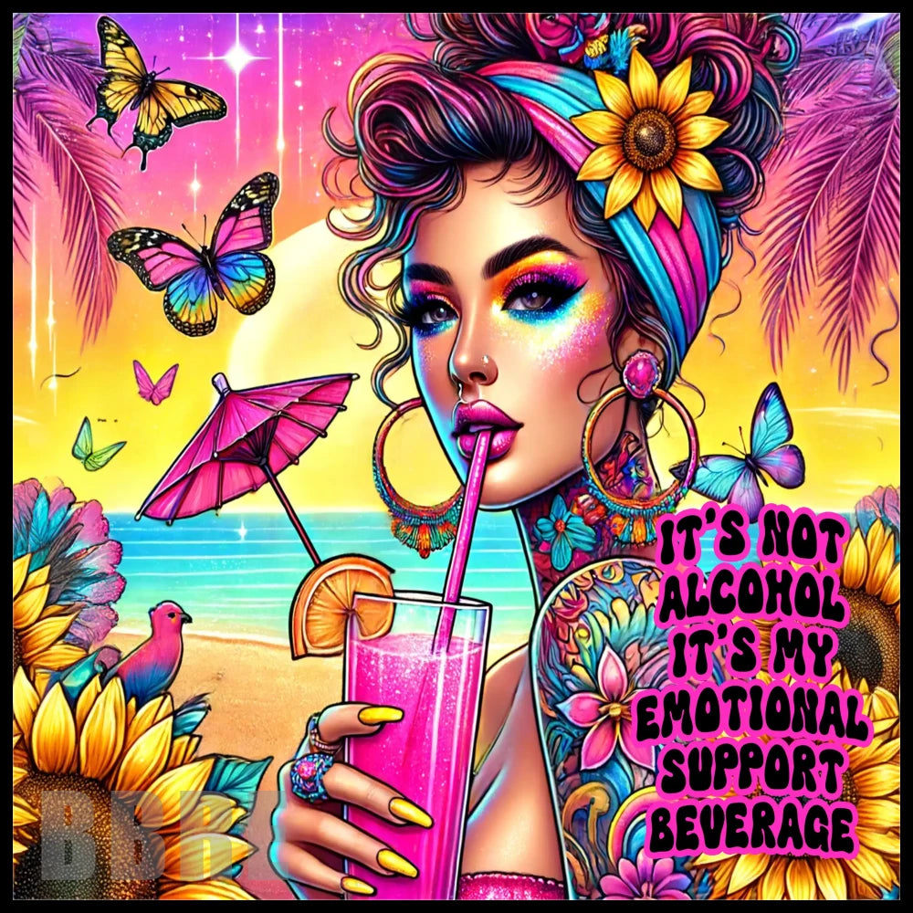 Tropical Vibes 2 15 OZ Straight Wrap