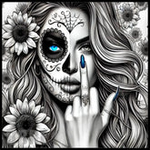 Sugar Skull 2 15 OZ Straight Wrap