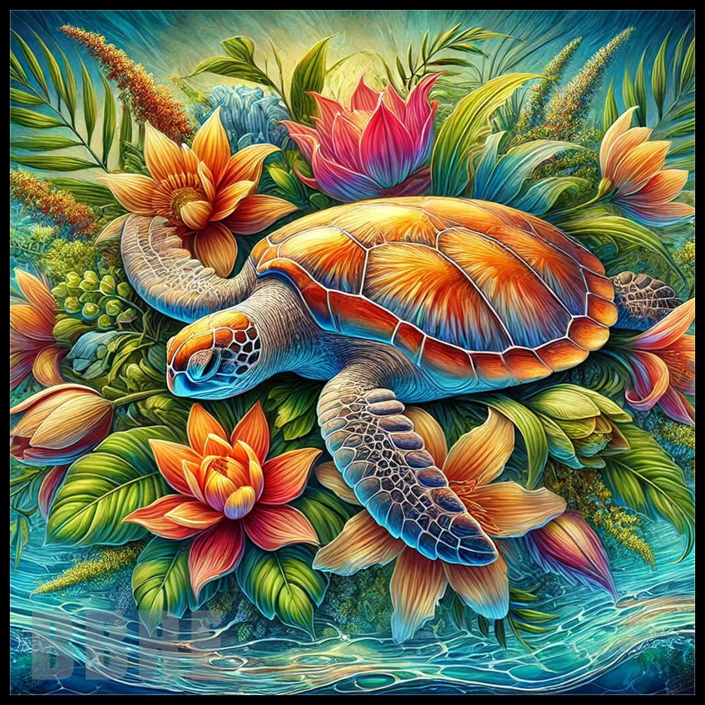 Tropical Turtle 9 15 OZ Straight Wrap
