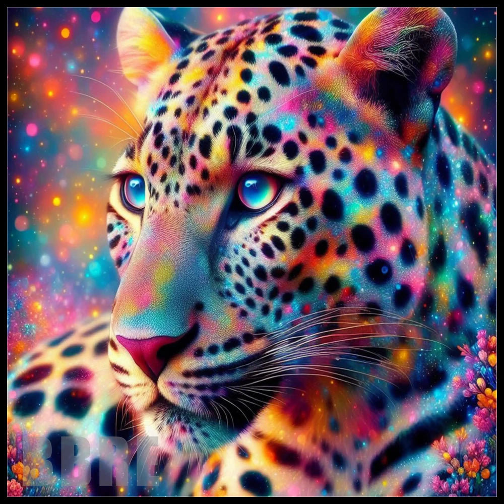 Colorful Leopard 15 OZ Straight Wrap
