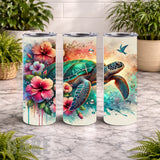 Tropical Turtle 10 15 OZ Straight Wrap