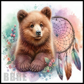 Bear Dreamcatcher 15 OZ Straight Wrap