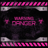Warning Danger 15 OZ Straight Wrap