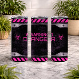 Warning Danger 15 OZ Straight Wrap