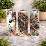 Colorful Horse 2 15 OZ Straight Wrap