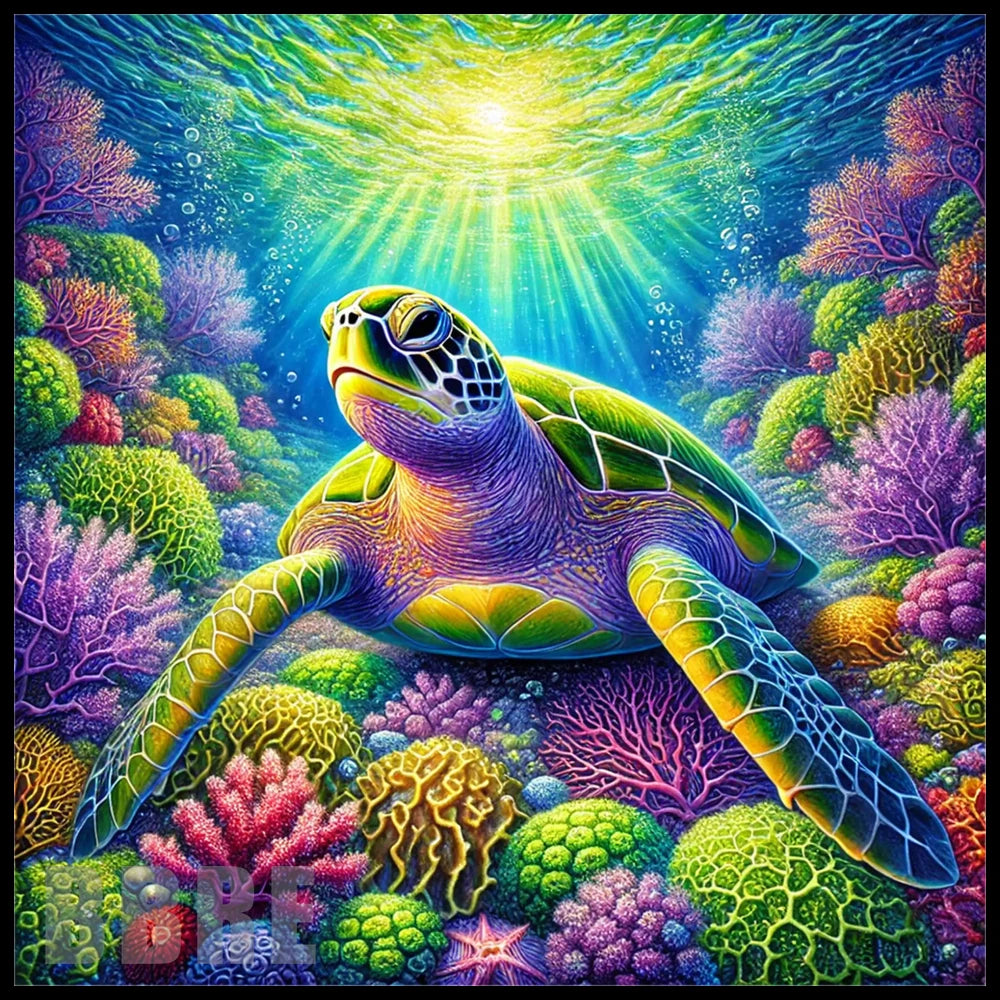 Colorful Turtle 11 15 OZ Straight Wrap