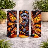 Butterfly Girl 15 OZ Straight Wrap