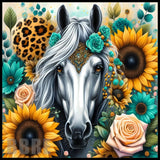 Floral Horse 4 15 OZ Straight Wrap