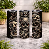 Skull Serpent 15 OZ Straight Wrap