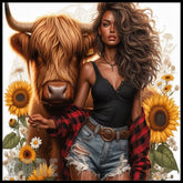 Sunflower Cow 6 15 OZ Straight Wrap