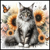 Sunflower Cat 2 15 OZ Straight Wrap