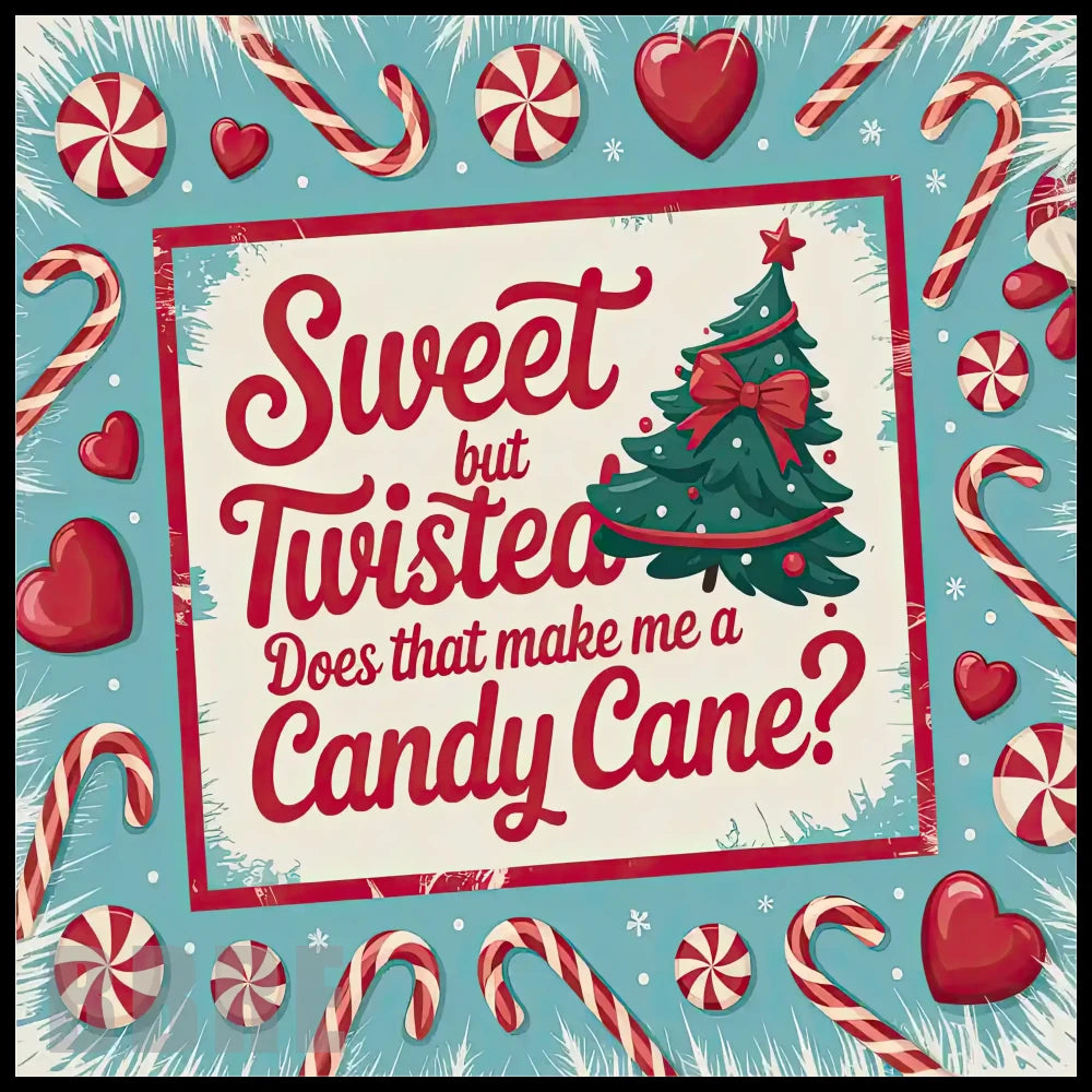 Candy Cane 15 OZ Straight Wrap